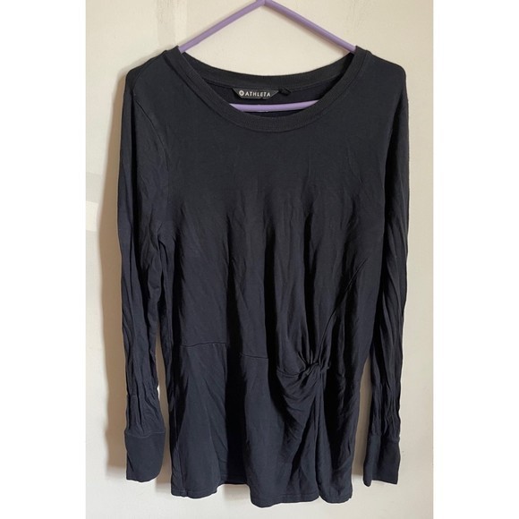 Athleta Nirvana Twist Front Sweater Sz M - Picture 3 of 7